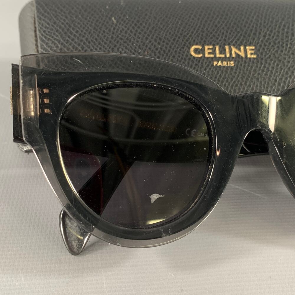 CELINE Grey Acetate Sunglasses - Picture 9 of 9